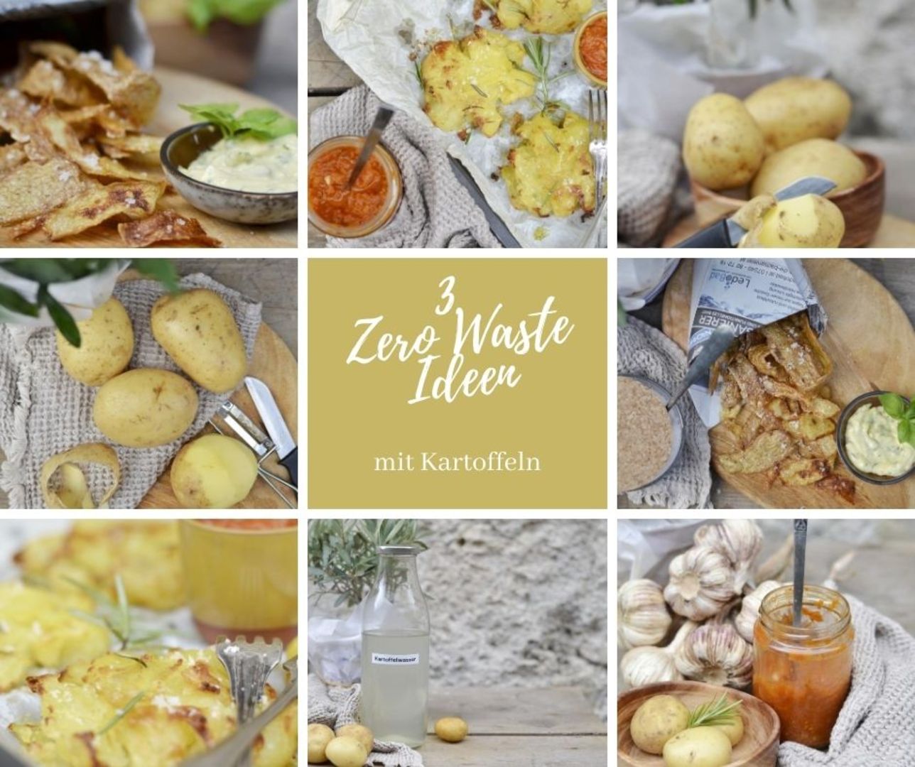 Titelbild zu 3 Zero Waste Ideen aus Kartoffeln
