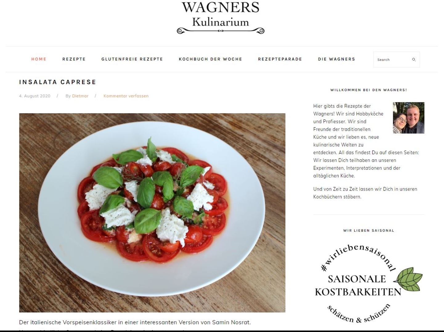 Titelbild zu Wagners Kulinarium