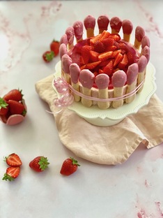 Erdbeer Tiramisu Torte 